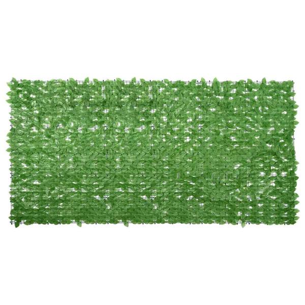 ARDEBO.de - Balkon-Sichtschutz mit Grünen Blättern 300x150 cm
