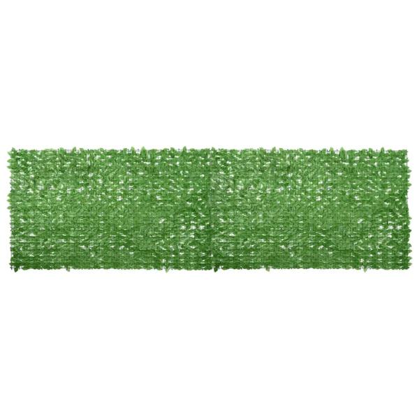 ARDEBO.de - Balkon-Sichtschutz mit Grünen Blättern 500x150 cm