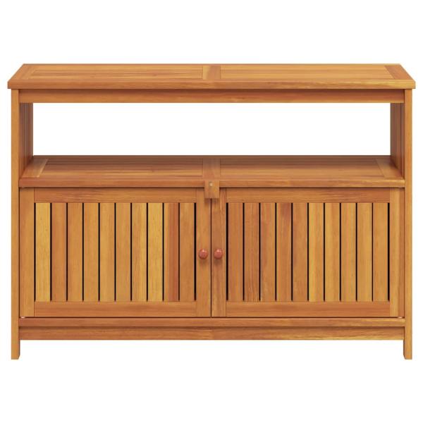 Garten-Konsolentisch 110x35x75 cm Massivholz Akazie