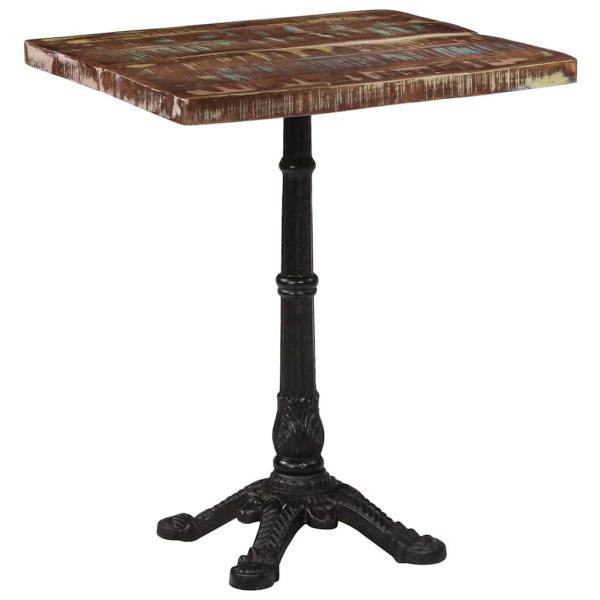 Bistrotisch 60x60x76 cm Altholz Massiv