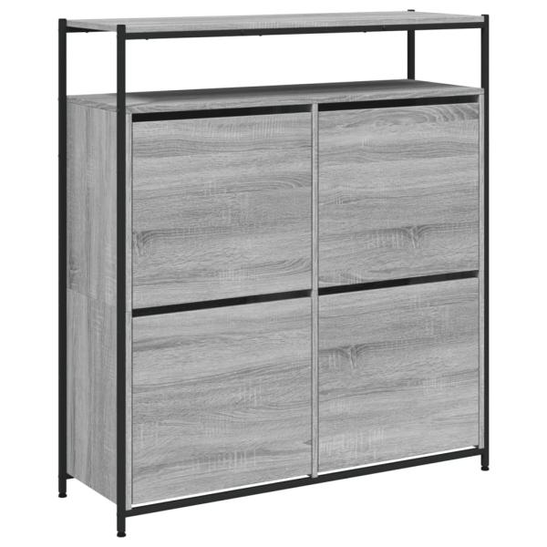 Schuhschrank Sonoma-Grau Hält mehrere Paar Schuhe