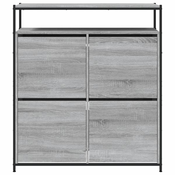 Schuhschrank Sonoma-Grau Hält mehrere Paar Schuhe