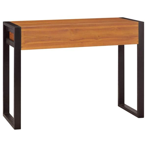 Schreibtisch mit 2 Schubladen 100x40x75 cm Teakholz