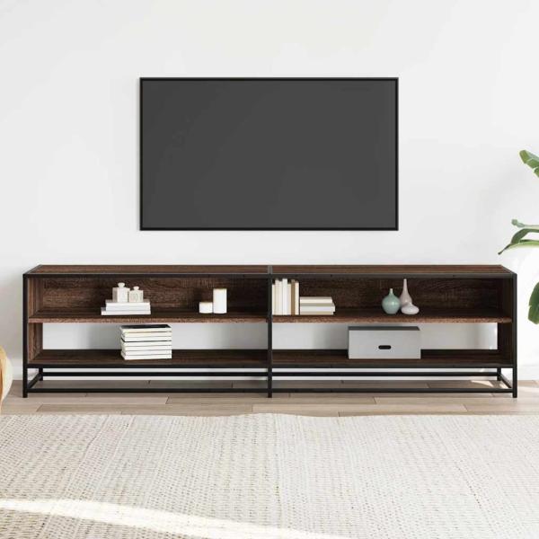 TV-Schrank Braun Eichen-Optik 180,5x40x46 cm Holzwerkstoff