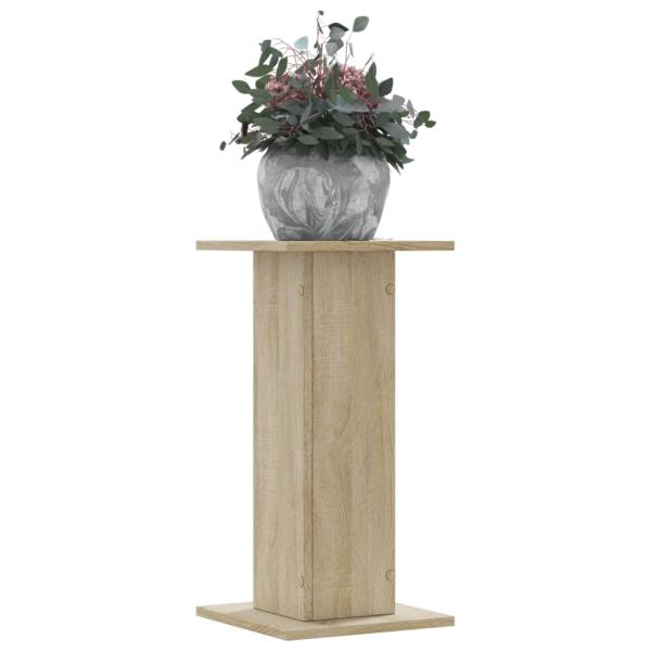 ARDEBO.de - Pflanzenständer 2 Stk. Sonoma-Eiche 30x30x60 cm Holzwerkstoff