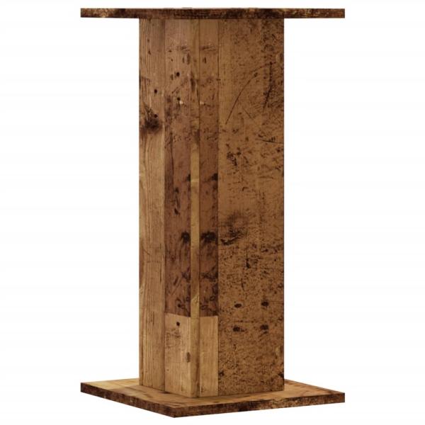 Pflanzenständer 2 Stk. Altholz-Optik 30x30x60 cm Holzwerkstoff