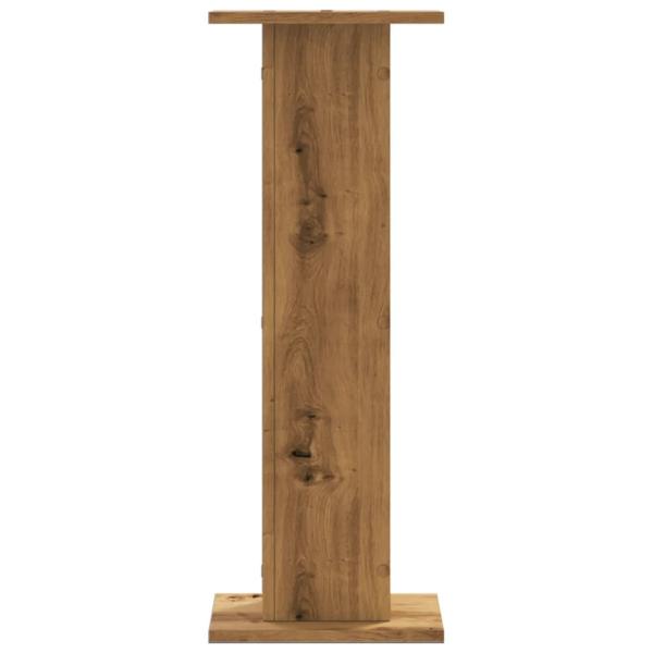 Pflanzenständer 2 Stk. Artisan-Eiche 30x30x80 cm Holzwerkstoff