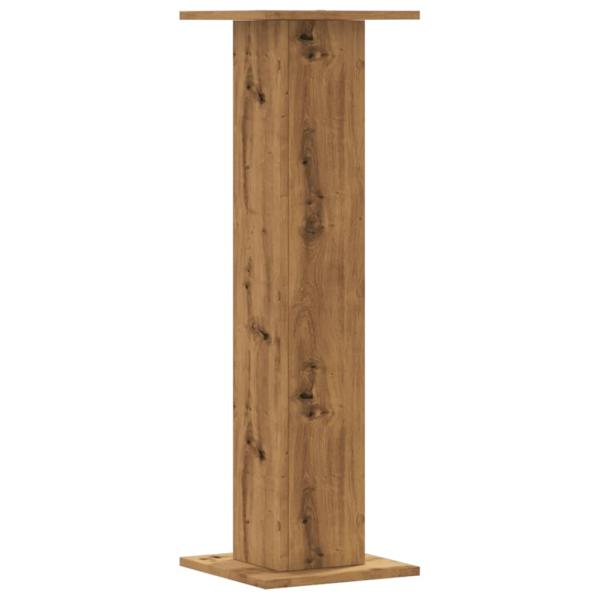 Pflanzenständer 2 Stk. Artisan-Eiche 30x30x95 cm Holzwerkstoff