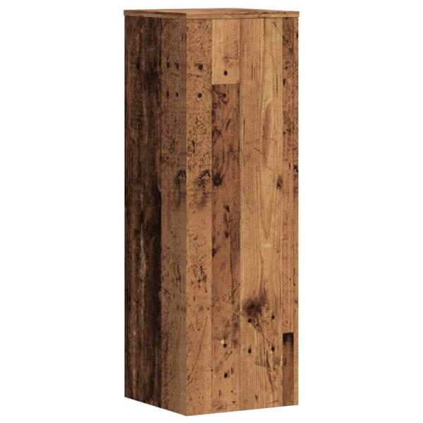 Pflanzenständer 2 Stk. Altholz-Optik 33x33x100 cm Holzwerkstoff