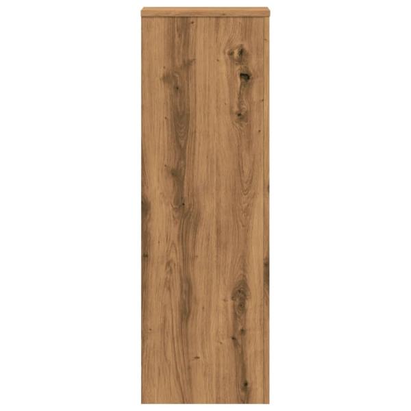 Pflanzenständer 2 Stk. Artisan-Eiche 33x33x100 cm Holzwerkstoff