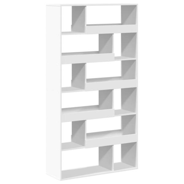 B?cherregal Wei? 100x33x187,5 cm Holzwerkstoff