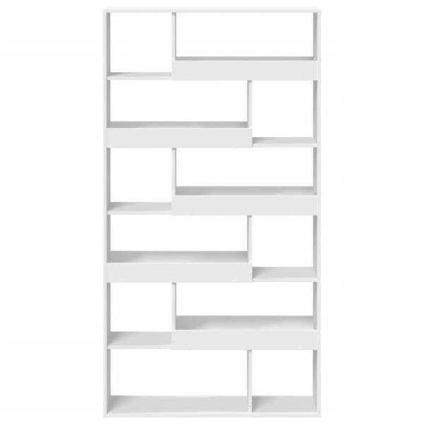 B?cherregal Wei? 100x33x187,5 cm Holzwerkstoff