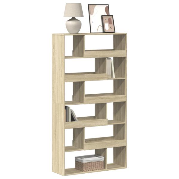 ARDEBO.de - B?cherregal Sonoma-Eiche 100x33x187,5 cm Holzwerkstoff