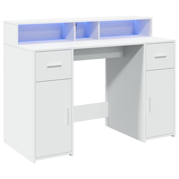 Schreibtisch Weiß 120 x 55 x 91 cm Holzwerkstoff