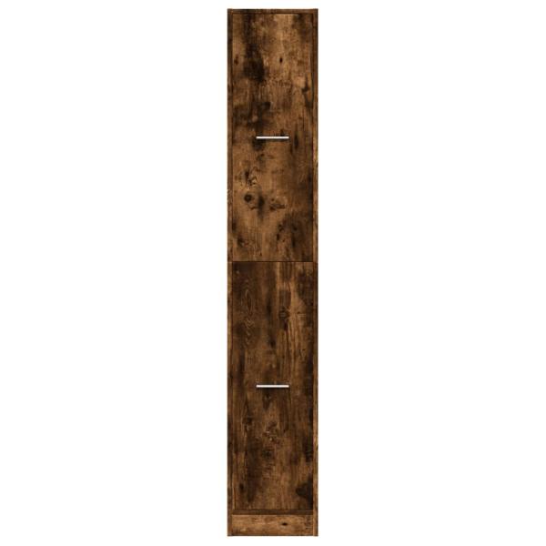Apothekerschrank Räuchereiche 30x41x174,5 cm Holzwerkstoff