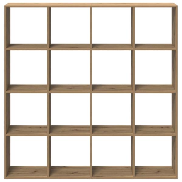 Bücherregal Artisan-Eiche 137,5x29x137,5 cm Holzwerkstoff
