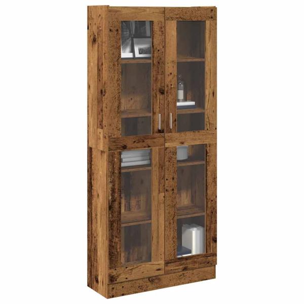 ARDEBO.de - Highboard Altholz-Optik 82,5x30,5x185 cm Holzwerkstoff