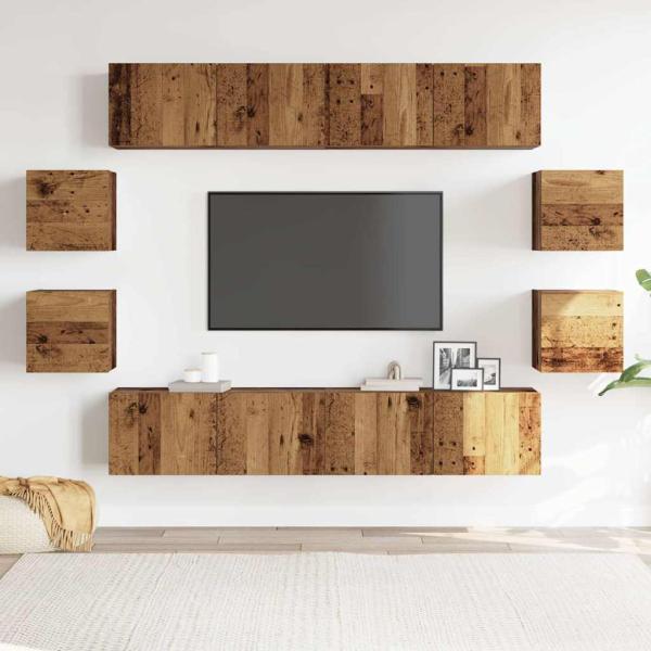 TV-Schrankset Altholz Holzwerkstoff