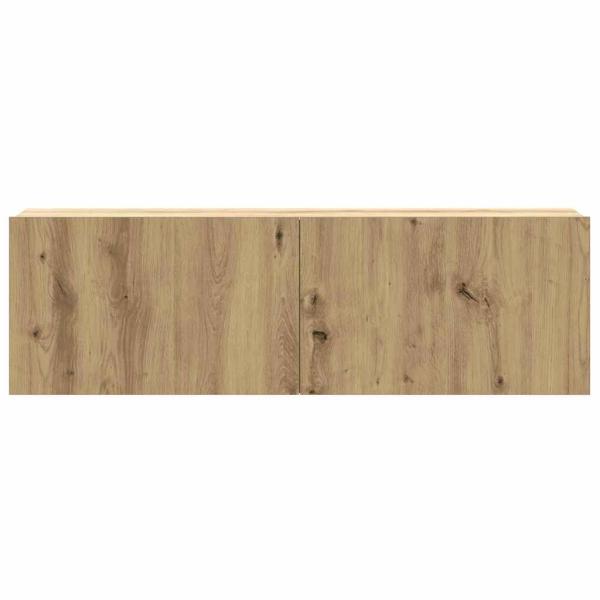 TV-Wandschränke 3 Stk. Artisan-Eiche 100x30x30 cm Holzwerkstoff
