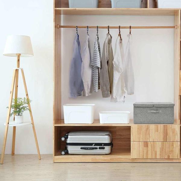 ARDEBO.de - Lagerboxen Vliesstoff Grau