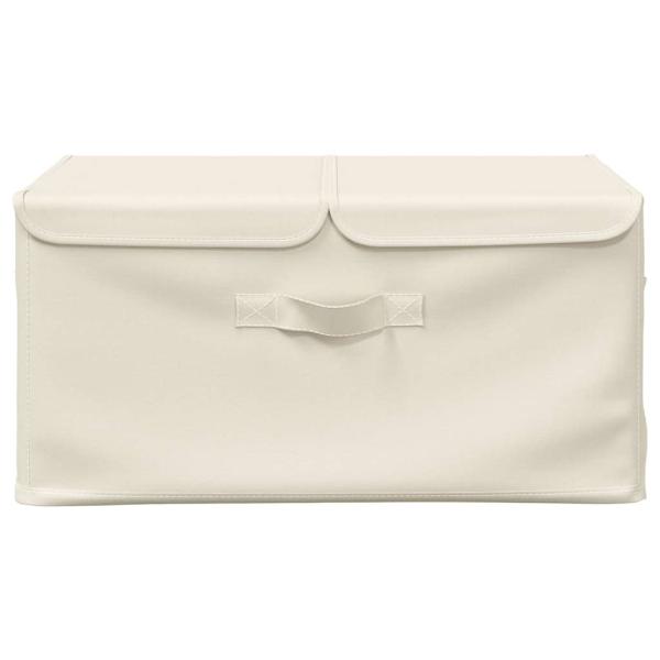 Lagerboxen Vliesstoff 2 fächer Creme