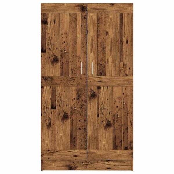 Bücherschrank Altholz-Optik 82,5x30,5x150 cm Holzwerkstoff