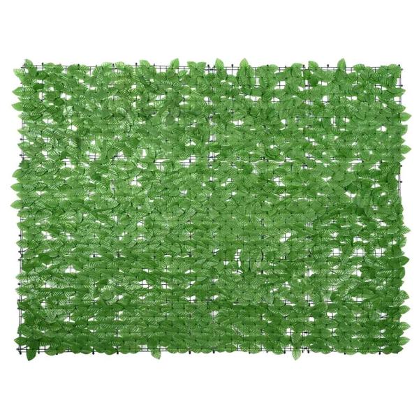 ARDEBO.de - Balkon-Sichtschutz mit Grünen Blättern 200x150 cm