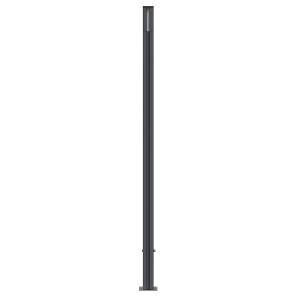 Zaunelement WPC Grau 180x186 cm