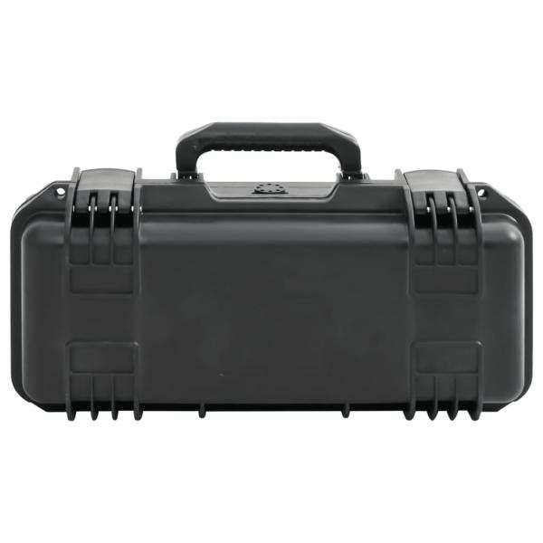 Koffer für Flugreise Tragbar Schwarz 46,5x21,5x17,5 cm PP