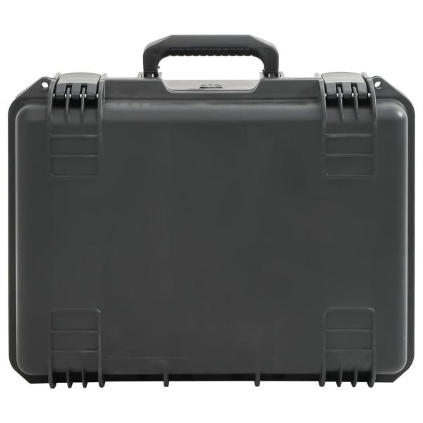 Koffer für Flugreise Tragbar Schwarz 49x38x23 cm PP