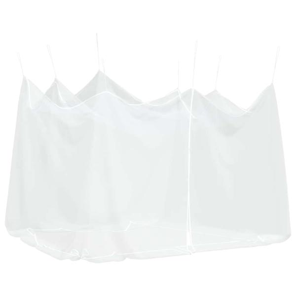 Garten Moskitoschutznetz Rechteckig 220 Mesh Weiß Polyester