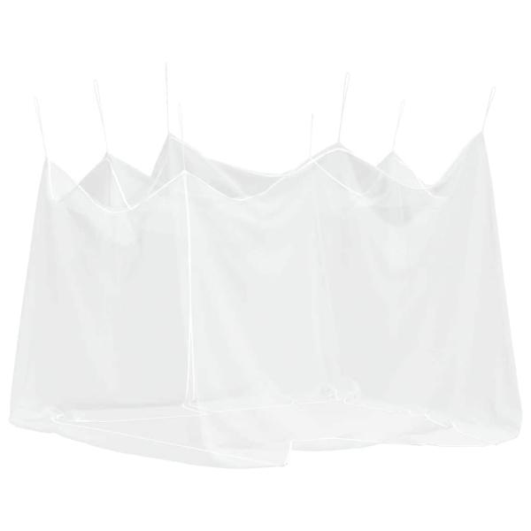 Garten Moskitoschutznetz Rechteckig 220 Mesh Weiß Polyester