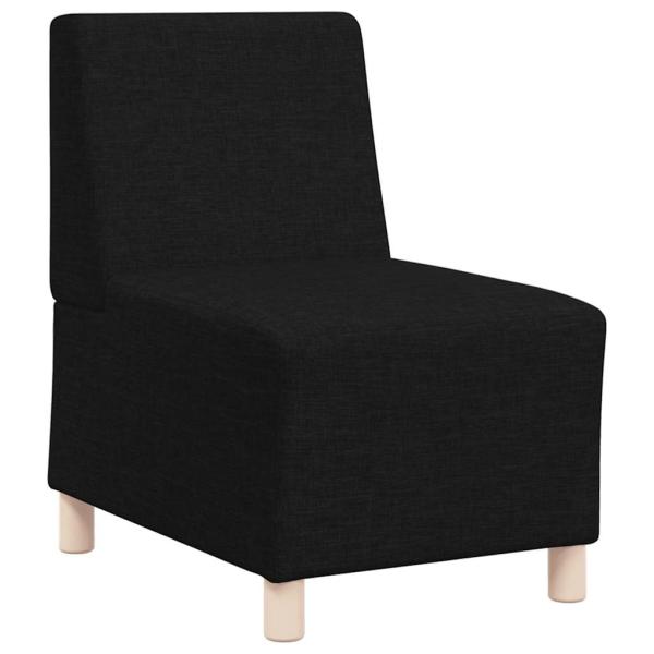 Modulares Sofa ohne Armlehnen Schwarz 55 cm Stoff