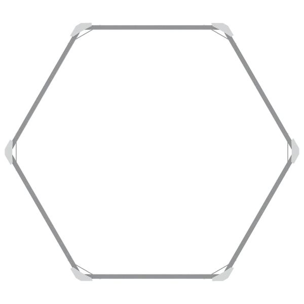 Garten-Hochbeet Anthrazit 129 x 129 x 77 cm Verzinkter Stahl