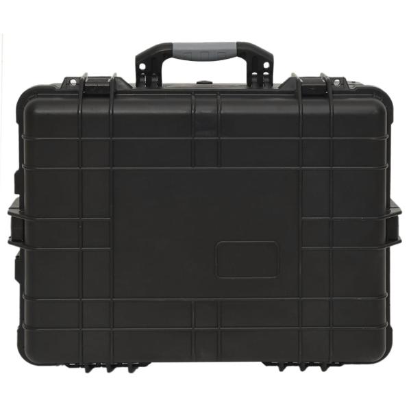 Flugkoffer mit Rollen Schwarz 58x45x27 cm PP
