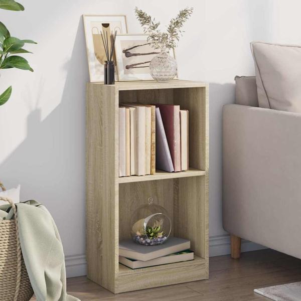 ARDEBO.de - Bücherregal Sonoma-Eiche 40x24x75 cm Holzwerkstoff