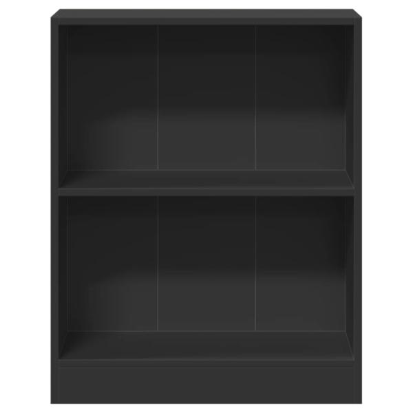 Bücherregal Schwarz 60x24x76 cm Holzwerkstoff