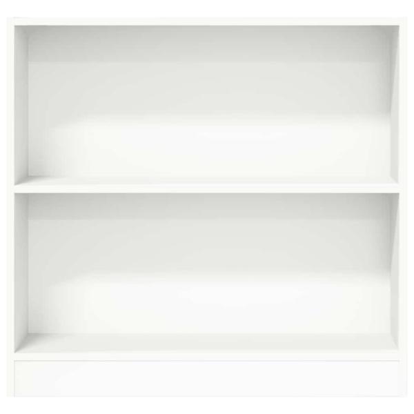 Bücherregal Weiß 80x24x75 cm Holzwerkstoff