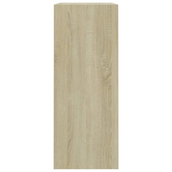 Bücherregal Sonoma-Eiche 80x30x76,5 cm Holzwerkstoff