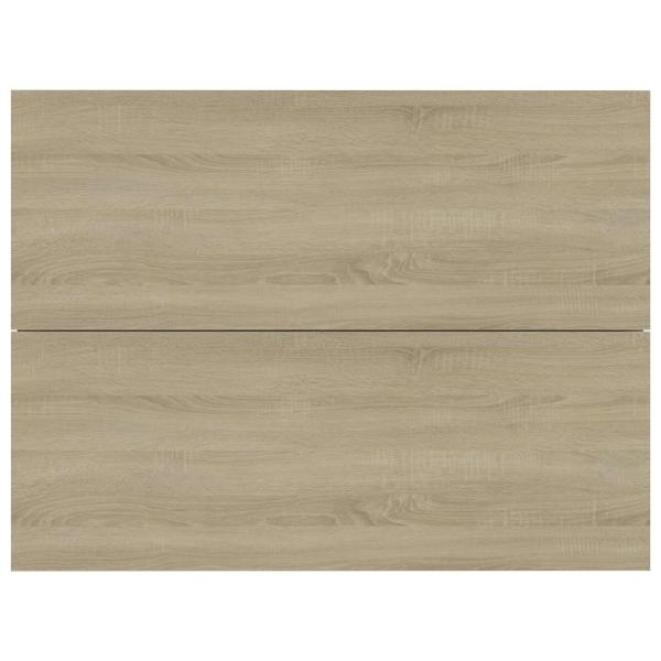 Nachttische 2 Stk. Sonoma-Eiche 40x30x30 cm Holzwerkstoff
