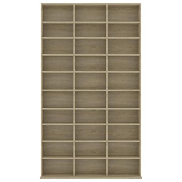CD-Schrank Sonoma-Eiche 102x23x177,5 cm Holzwerkstoff