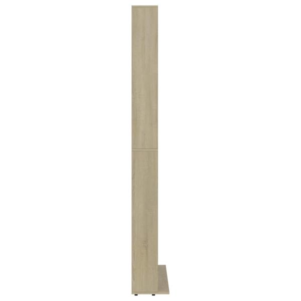 CD-Schrank Sonoma-Eiche 102x23x177,5 cm Holzwerkstoff