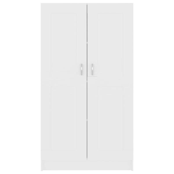 Bücherschrank Weiß 82,5x30,5x150 cm Holzwerkstoff