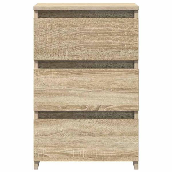 Nachttische 2 Stk. Sonoma-Eiche 40x35x62,5 cm Holzwerkstoff