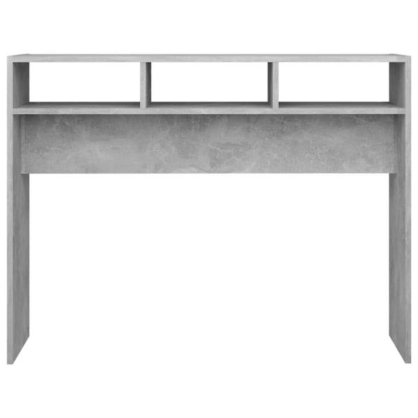 Konsolentisch Betongrau 105x30x80 cm Holzwerkstoff