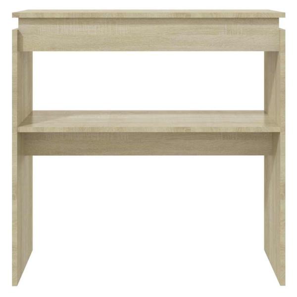 Konsolentisch Sonoma-Eiche 80x30x80 cm Holzwerkstoff