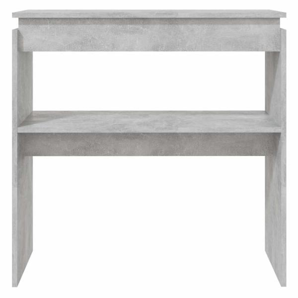 Konsolentisch Betongrau 80x30x80 cm Holzwerkstoff