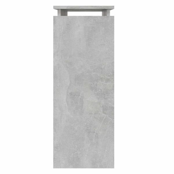 Konsolentisch Betongrau 80x30x80 cm Holzwerkstoff