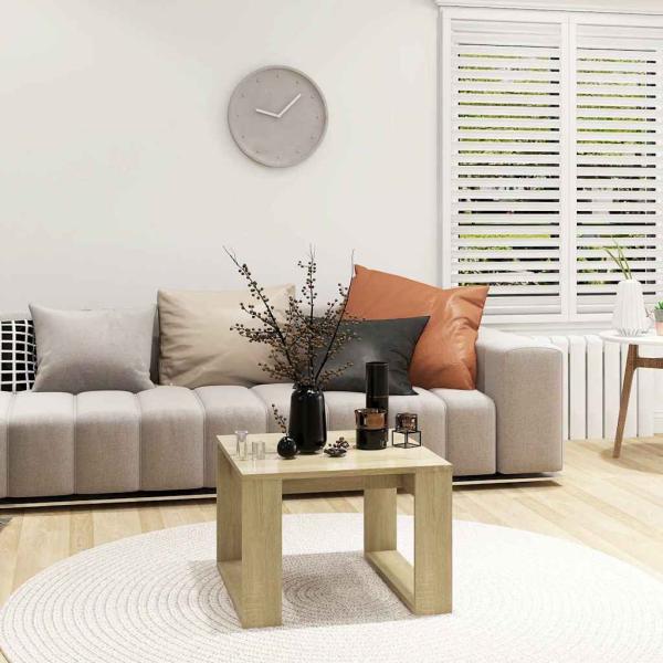 Beistelltisch Sonoma-Eiche 50x50x35 cm Holzwerkstoff
