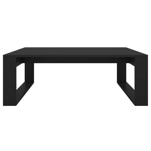 Couchtisch Schwarz 100x100x35 cm Holzwerkstoff